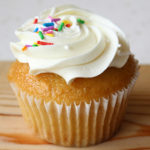 Vanilla Cupcake with Vanilla Icing by Sophie Sucree