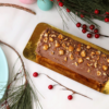 Chocolate Hazelnut Yule log for Winter delicacy in Montreal
