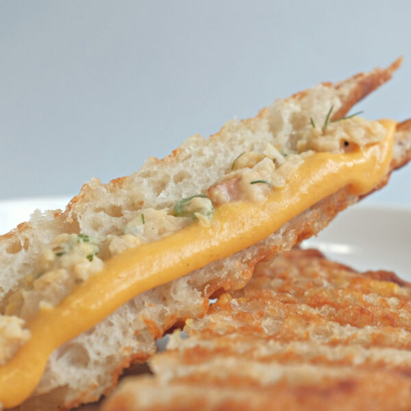 Tuna Salad Grilled Cheese Sandwiches at Sophie Sucree Vegan Bakery in Montreal