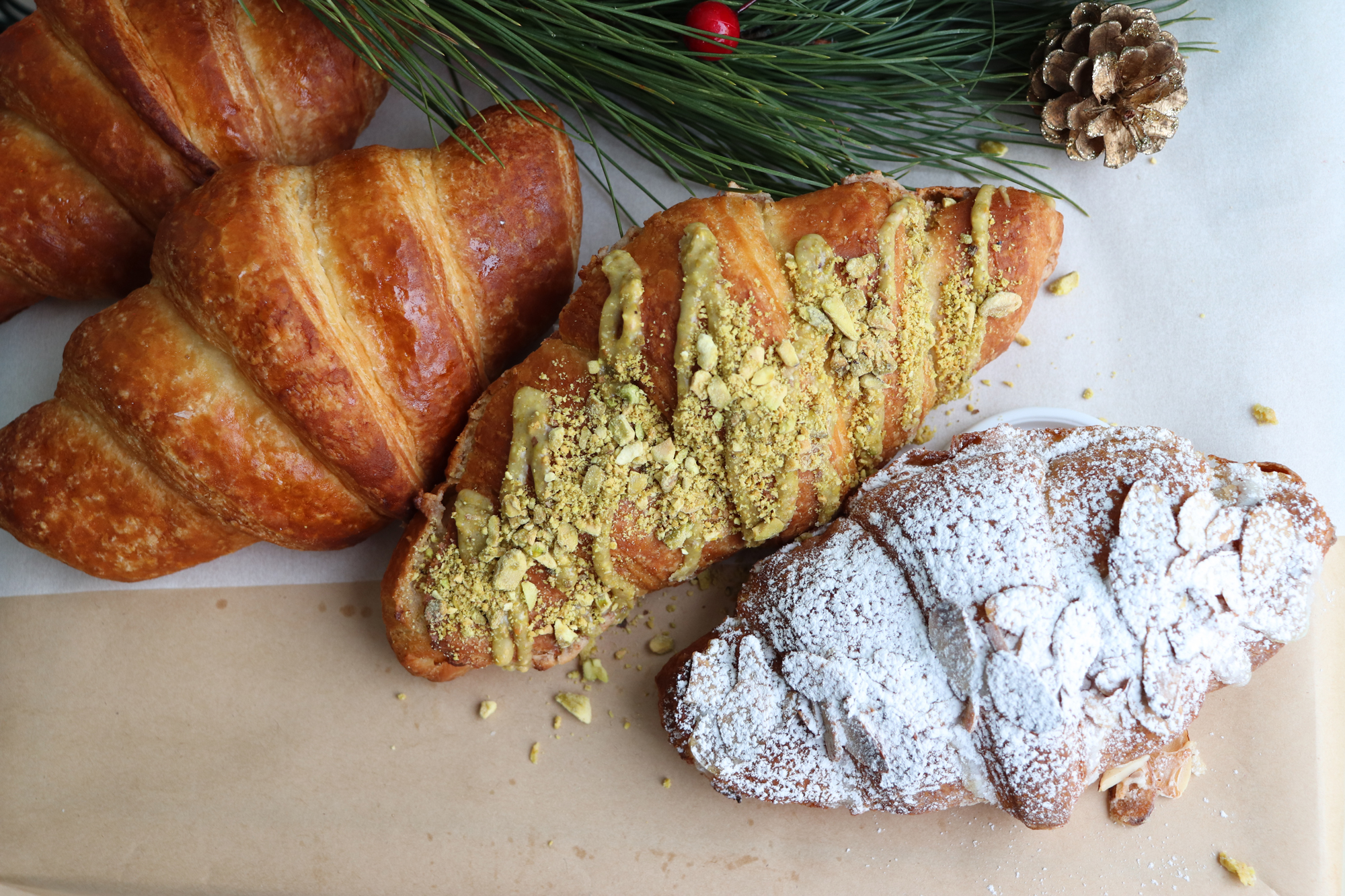 Holiday Croissants at Sophie Sucree Vegan Bakery in Montreal
