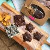 super special and chocolately holiday gift box at Sophie Sucree Vegan Bakery in Montreal